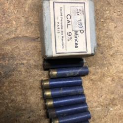 Lot rechargement calibre 9 mm douilles cartons