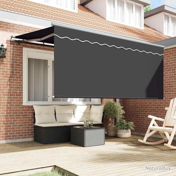 Auvent R�tractable Anthracite 300 x 200 cm Tissu