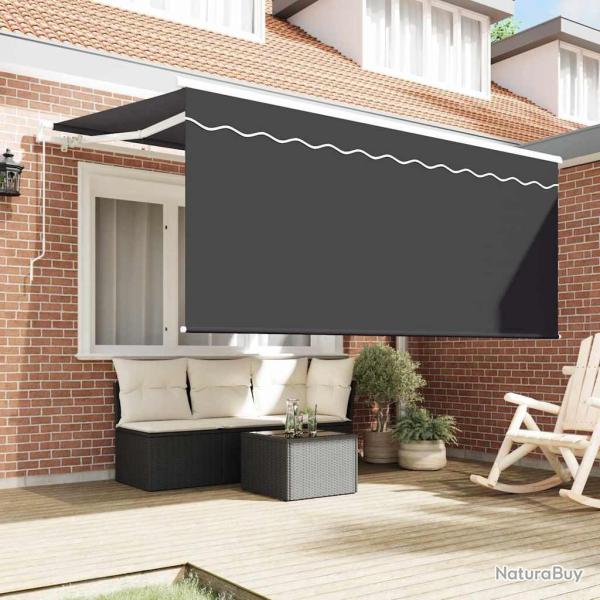 Auvent R�tractable Anthracite 300 x 200 cm Tissu