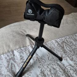 Tr&eacute;pied Rotatif de Tir Mixte Adulte Noir 310 mm Fabriqu&eacute; en aluminium robuste