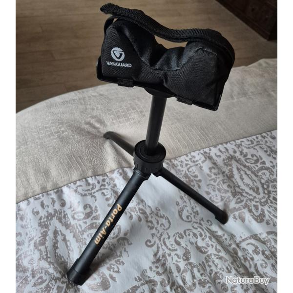 Tr�pied Rotatif de Tir Mixte Adulte Noir 310 mm Fabriqu� en aluminium robuste