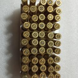 50 douilles 222R marque Remington tir&eacute;es 1x