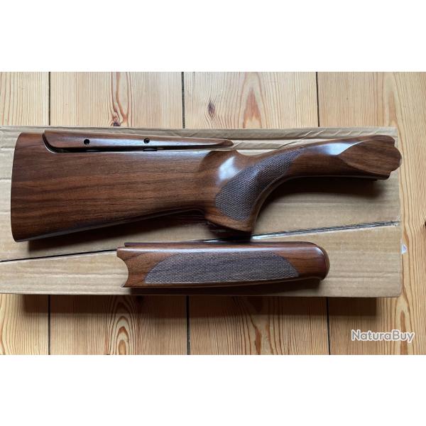 Crosse et  longuesse noyer Grade 3 B - FAST BERETTA 686/687 SPORTING CAL 20 DROITIER neuf