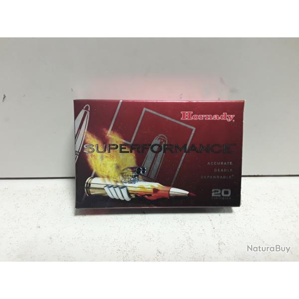 X20 balles Hornady SUPERFORMANCE cal.30-06spr 180grains