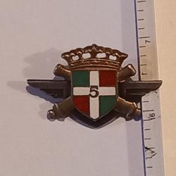 Insigne du 5&egrave;me r&eacute;giment d'artillerie de campagne a&eacute;roport&eacute;e - Drago (Rue B&eacute;ranger)
