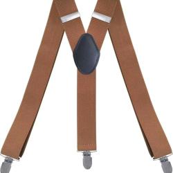 Bretelles robustes pour homme 3,6 cm de large, dos en Y, &eacute;lastique