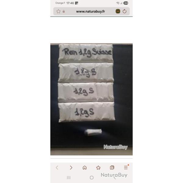 48 cartouches papier cal 44 poudre noire+amorces