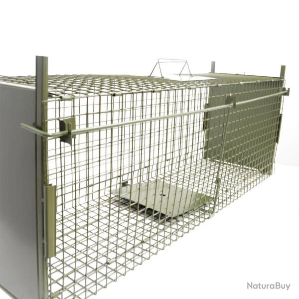 Bo�te � fauves pliable 2 entr�es maille carr�e 100x30x35cm