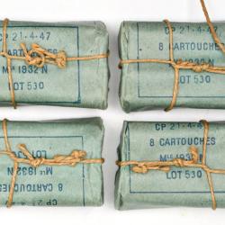 4 paquets de 8 cartouches LEBEL Mod&egrave;le 1932 N - CP 21.4.47