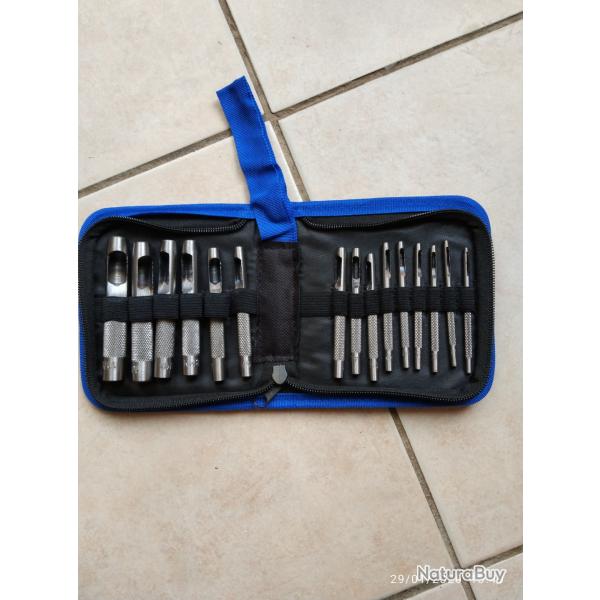 Trousse de 15 emporte pi�ces de 1 � 11mm NEUVE