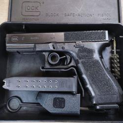 Pistolet GLOCK 17 Gen 3 - Contrat Police Belge - Grip tape - Cal. 9x19 (Occasion)