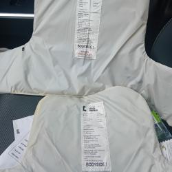 Ench&egrave;re lot de 2 plaques balistiques 3a contre les armes de poings et les lames  MEHLER 60X33 cm