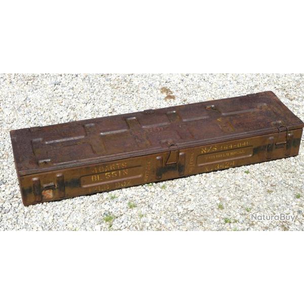 Caisse britannique m�tallique munitions 3,7 Inch Anti-Aircraft - ref BRA25CAIS004
