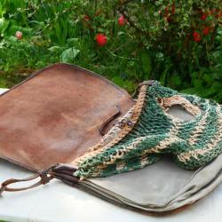 CHASSE - carnier de grande dimension pour li&egrave;vre  ann&eacute;es 1930/40