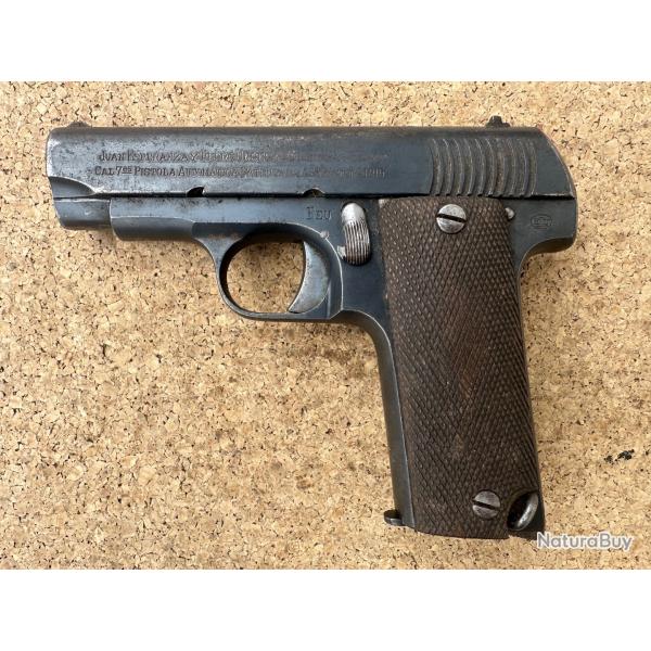 Pistolet RUBY - WW1 - caibre 7,65 Browning