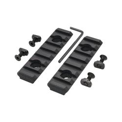 Set de rails (x2) Picatinny M-LOK 7 slots (DragonPro)