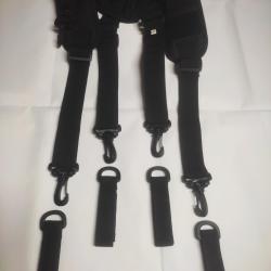 Bretelles rembourr&eacute;es pour ceinture tactique