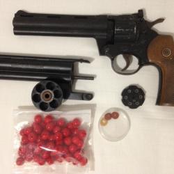 Crosman Air guns Colt Python 4,5 plomb CO2 + kit bille peinture