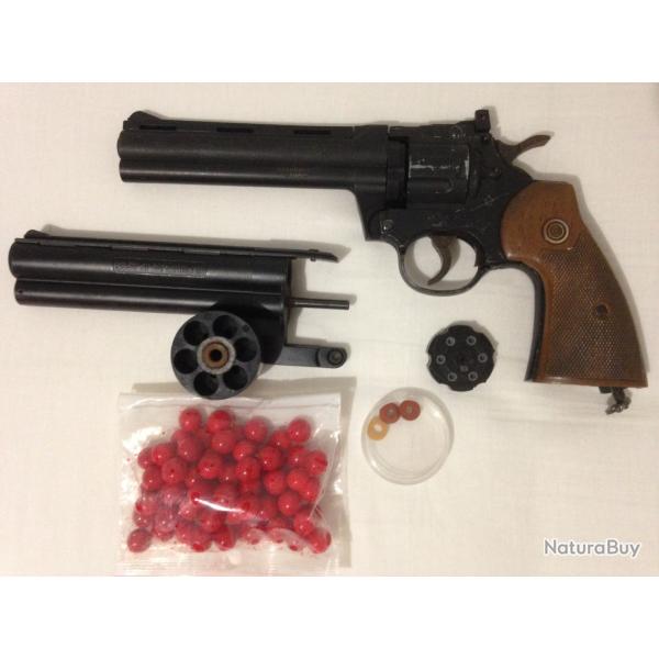 Crosman Air guns Colt Python 4,5 plomb CO2 + kit bille peinture