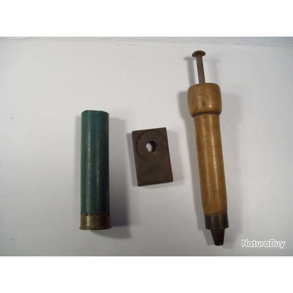 d�samorceur  cartouche cal.8  pas courant ancien buis