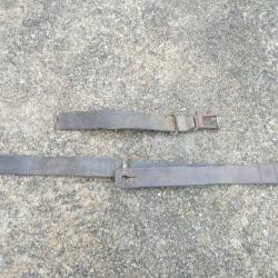 Authentique Bretelle de Mauser Allemande ww1 coup&eacute;e cass&eacute;e