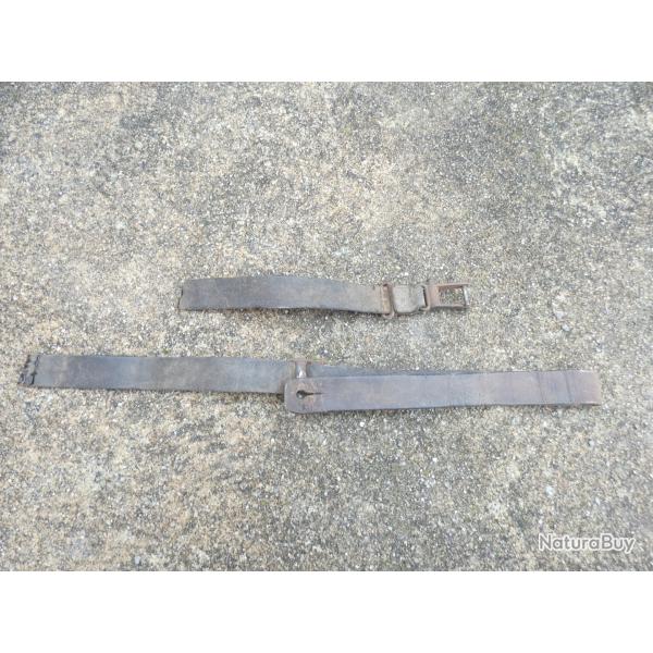 Authentique Bretelle de Mauser Allemande ww1 coup�e cass�e