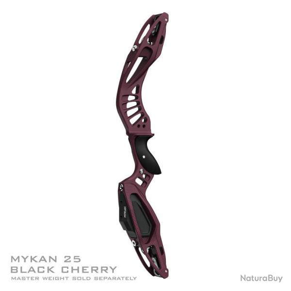 MYBO - Poign�e Barebow MYKAN 25" CERAKOTE GAUCHER (LH) BLACK CHERRY