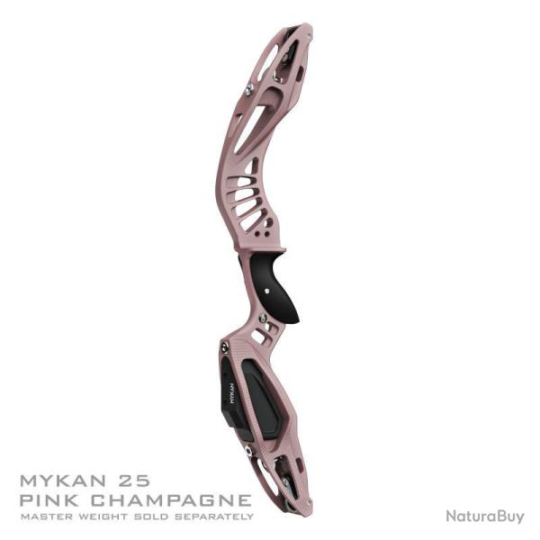 MYBO - Poign�e Barebow MYKAN 25" CERAKOTE GAUCHER (LH) PINK CHAMPAGNE