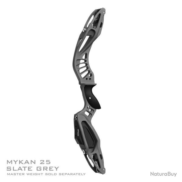MYBO - Poign�e Barebow MYKAN 25" CERAKOTE GAUCHER (LH) SLATE GREY