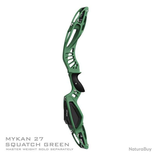 MYBO - Poign�e Barebow MYKAN 27" CERAKOTE GAUCHER (LH) SQUATCH GREEN
