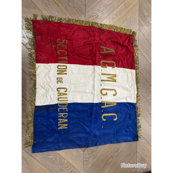 Ancien �tendard A.G.M.G.A.C. - Section de Caud�ran (Bordeaux) - Anciens Combattants WWI ?