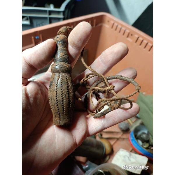 Dragonne ancienne en cuir