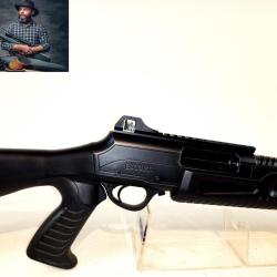 (2938) Fusil A Pompe Synth&eacute;tique Hatsan Escort Noir Cal.12/76 - Occasion