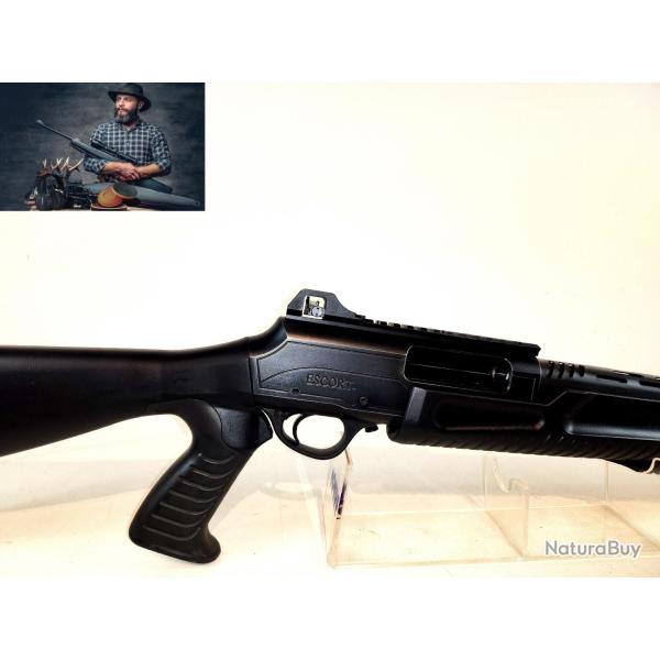 (2938) Fusil A Pompe Synth�tique Hatsan Escort Noir Cal.12/76 - Occasion