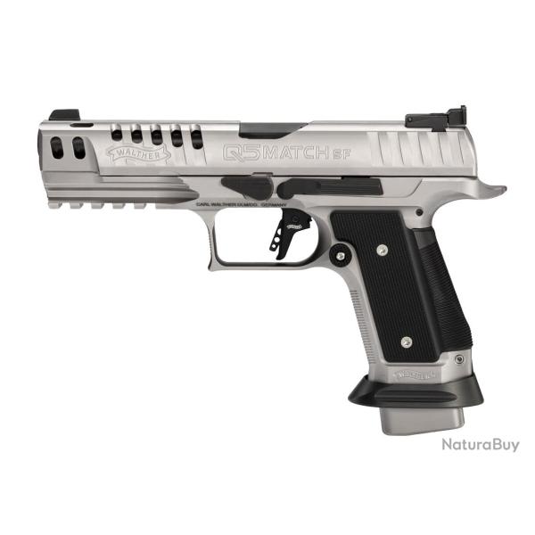 PISTOLET PIST Q5 MATCH SF BLACK TIE WALTHER CAL 9X19, 17 COUPS