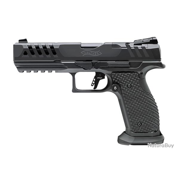 PISTOLET PIST PDP SF MATCH FULL SIZE BLACK RIBBON OR WALTHER 5'' CAL 9X19, 18 COUPS