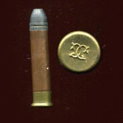 7 mm Flobert Extra long  - TRES RARE &eacute;tui de 30 mm - matquage en relief : GG