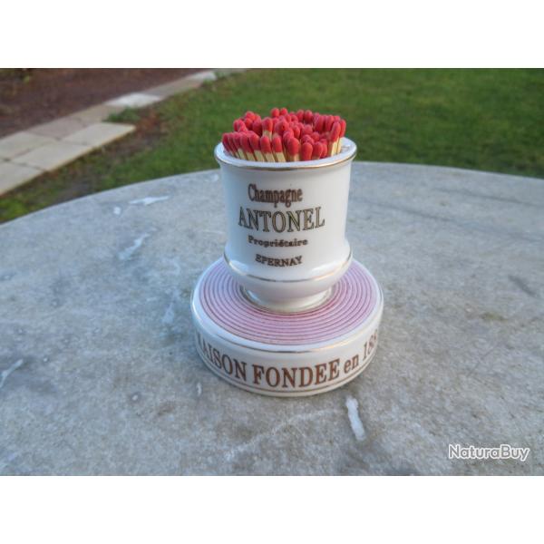 Ancien pyrog�ne publicitaire "Champagne Antonel" de Bistrot/Estaminet - FRANCE (Vers 1900)