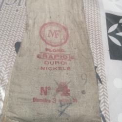 ANCIEN SAC MANUFRANCE DE PLOMBS AVEC DU N&deg; 5