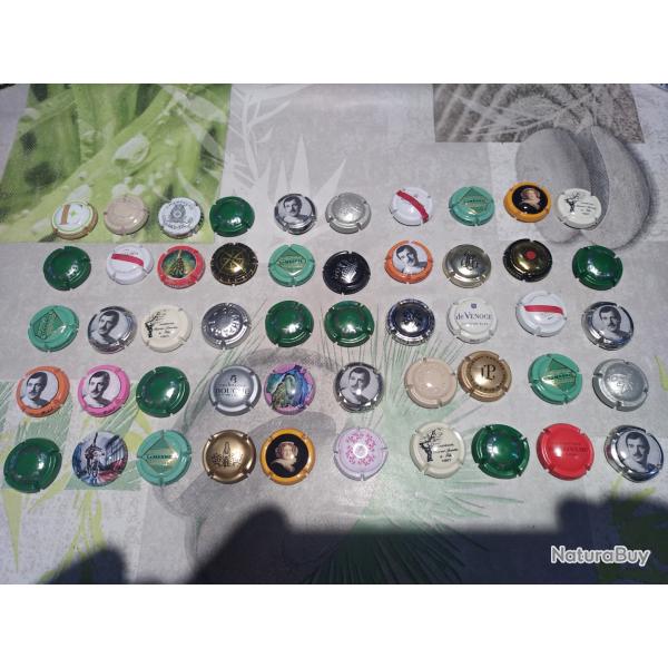 50 capsules de champagne