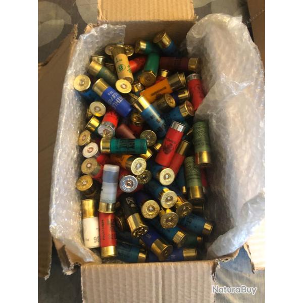 . lot +108 cartouches, balles . cal 12.