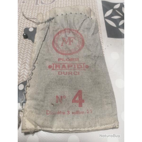 ANCIEN SAC MANUFRANCE DE PLOMBS AVEC DU N� 00000