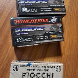 MUNITIONS DE TIR DE LOISIR 22LR