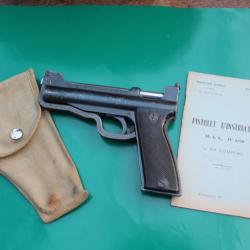Rare pistolet MAS 50 Saint Etienne &agrave; air comprim&eacute;