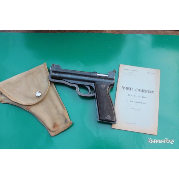 Rare pistolet MAS 50 Saint Etienne � air comprim�