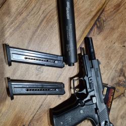 Sig sauer mosquito 22lr avec silencieux