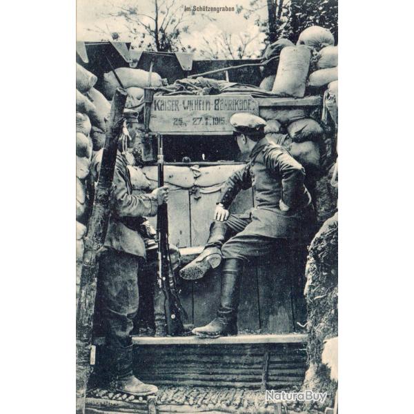 CPA - Soldats allemands dans une tranch�e -Im Schutzengraben - N�7308