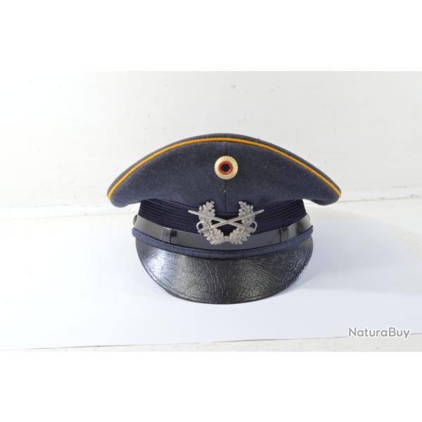 Ancienne casquette Allemagne de l'Est RDA Bundeswehr, mur de Berlin, ann�es 1967 / 1970, taille 60