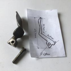 VENDU PAR LE-CUIRASSIER COUVRE BASSINET DE FUSIL OU MOUSQUETON A SILEX AN 9 / 1777 / 1822