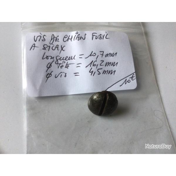 VENDU PAR LE-CUIRASSIER N�3 VIS DE CHIEN DE FUSIL OU MOUSQUETON A SILEX AN 9 / 1777 / 1822